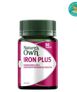 Viên-uống-bổ-sung-sắt-Nature’s-Own-Iron-Plus-50-viên-nén