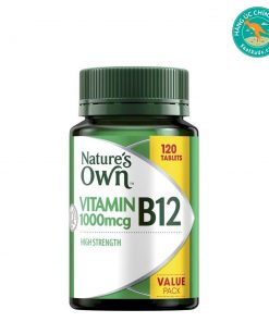 Viên-uống-bổ-sung-vitamin-B12-Nature's-Own-High-Strength-Vitamin-B12-1000mcg-120-viên-[size-lớn]