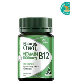 Viên-uống-bổ-sung-vitamin-B12-Nature's-Own-High-Strength-Vitamin-B12-1000mcg-60-viên