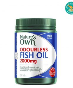 Viên-uống-dầu-cá-không-mùi-bổ-sung-omega-3-Nature's-Own-Fish-Oil-Odourless-2000mg-200-viên-nang-mềm