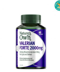 Viên-uống-giảm-căng-thẳng,-giúp-ngủ-ngon-Nature’s-Own-Valerian-Forte-2000mg-60-viên-nang-mềm