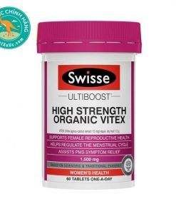 Viên uống hỗ trợ sức khỏe sinh sản của phái nữ Swisse Ultiboost High Strength Organic Vitex 60 viên