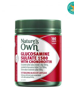 Viên-uống-hỗ-trợ-xương-khớp-Nature’s-Own-Glucosamine-Sulfate-1500-With-Chondroitin-160-viên-nén