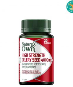 Viên-uống-trị-đau-khớp-từ-cần-tây-Nature’s-Own-High-Strength-Celery-Seed-4000mg-30-viên-nang-mềm