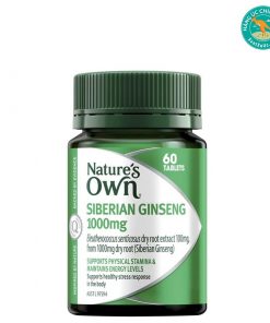 Viên-uống-tăng-cường-sức-khỏe-từ-nhân-sâm-Nature’s-Own-Siberian-Ginseng-1000mg-60-viên-nén