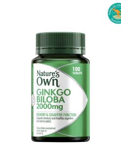 Viên-uống-tăng-cường-trí-nhớ-Nature's-Own-Ginkgo-Biloba-2000mg-100-viên-nén