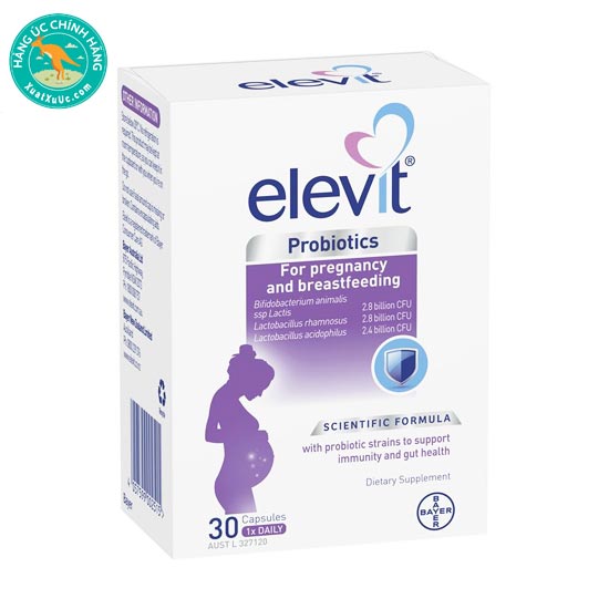 [CHÍNH HÃNG] – Men vi sinh Elevit Probiotics For Pregnancy And Breastfeeding 30 viên