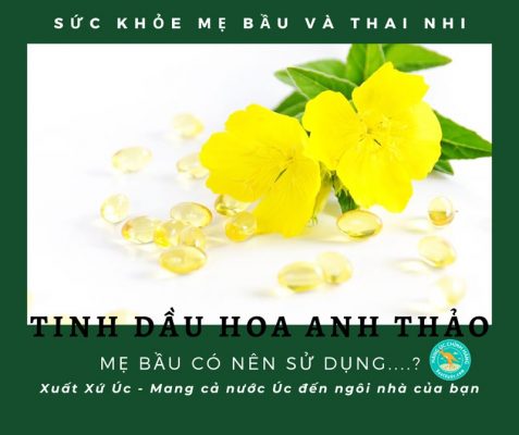 Có bầu uống tinh dầu hoa anh thảo được không