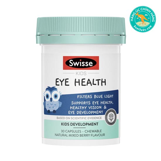 Viên uống bổ mắt cho trẻ em Swisse Kids Eye Health 30 viên