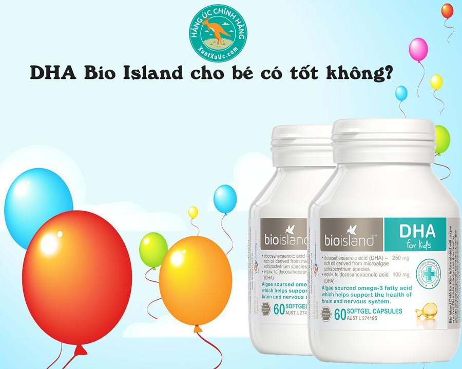 DHA Bio Island cho bé có tốt không