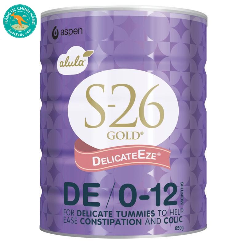 Sữa S26 Úc Gold Alula Delicateeze 850g