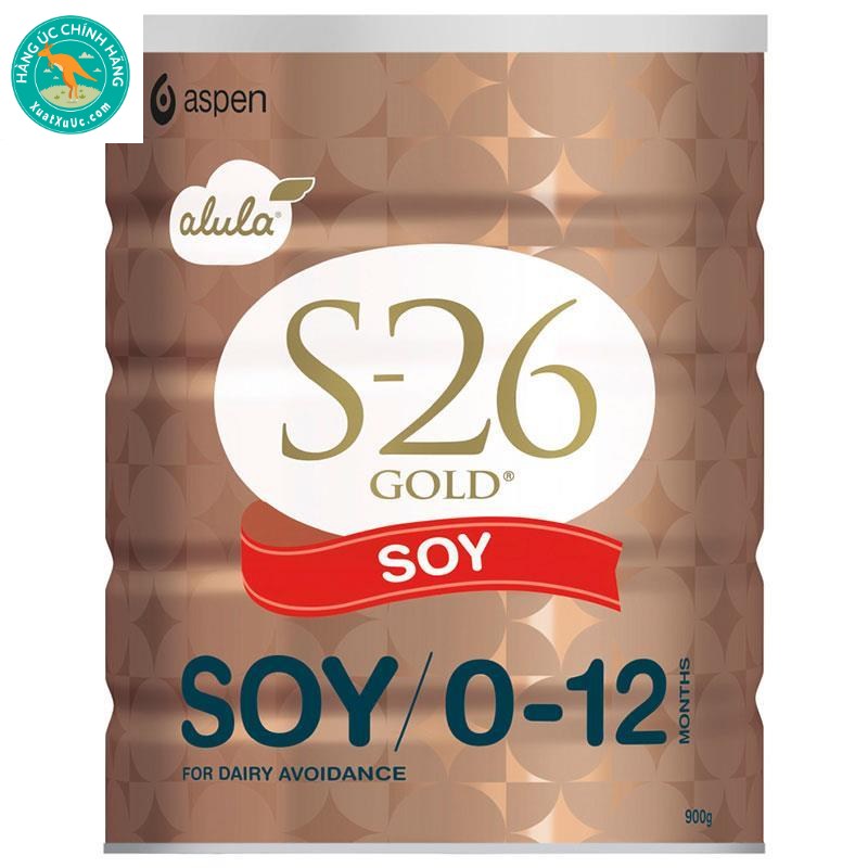 Sữa S26 Úc Gold Alula Soy 900g