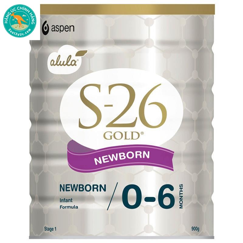 Sữa S26 Úc Gold Số 1 Alula Newborn 900g