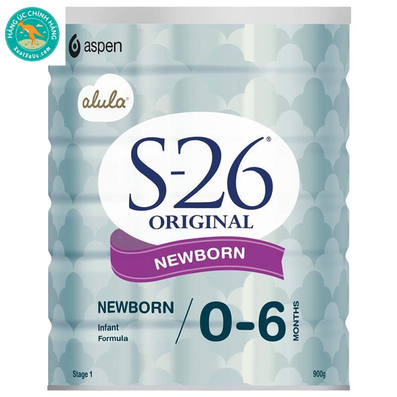 Sữa S26 Úc Số 1 Original Alula Newborn 900g