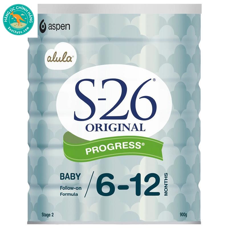 Sữa S26 Úc Số 2 Original Alula Progress 900g